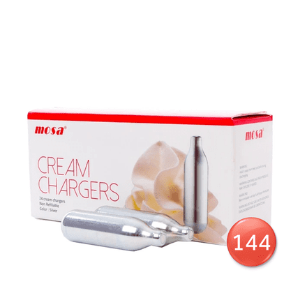 Mosa 24 Cream Chargers Pack of 144