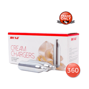 Mosa 24 Cream Chargers Pack of 360